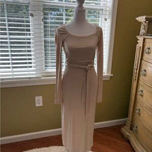 NWOT Miami Cream Long Sleeve Dress